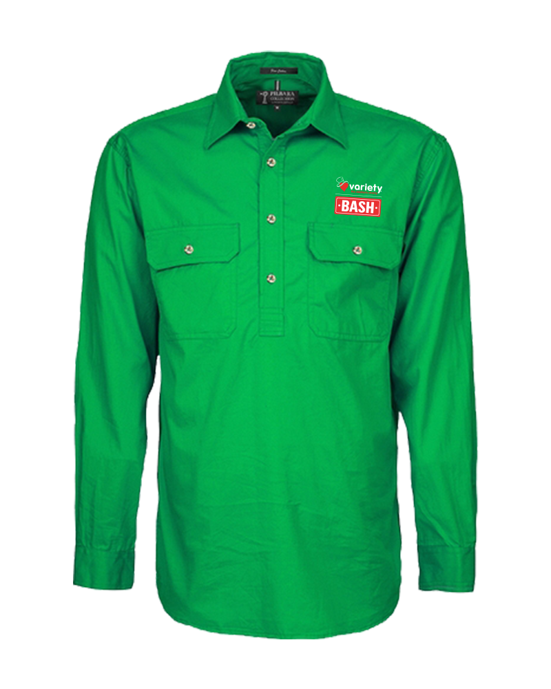Men’s Pilbara ½ button shirt